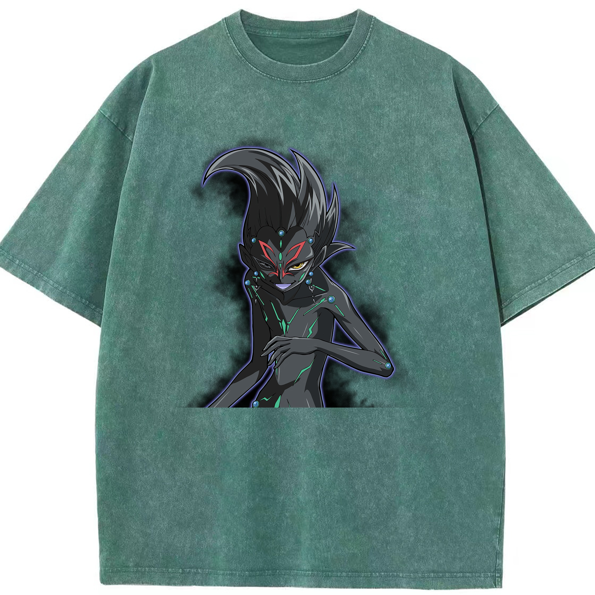（画像用） 遊☆戯☆王 Yu-Gi-Oh! 綿100% ヴィンテージ風 半袖Tシャツ（フロントプリント）